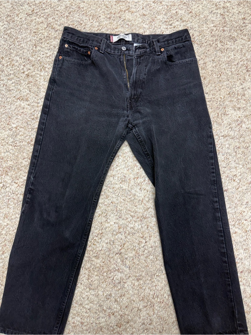 Levi’s 505 Black Men's Straight-Leg Jeans